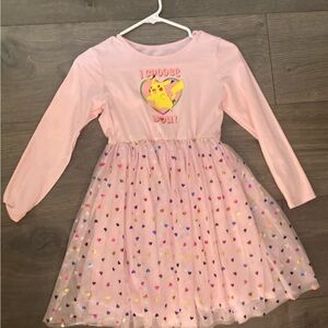 Pokemon Pink Dress with Heart Accents